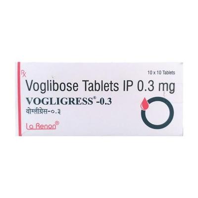 Vogligress 0.3mg Tablet 10'S - Diabetes-Ant