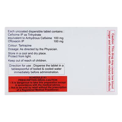 Cefolac O DT 100mg Tablet 10'S - Bacterial Infections-Cep