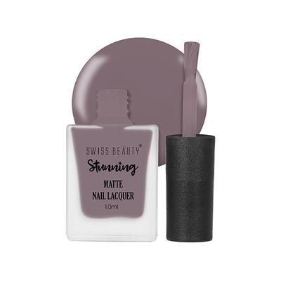 Swiss Beauty Stunning Nail Lacquer Shade - Lavender 10 gm - Nail Polish