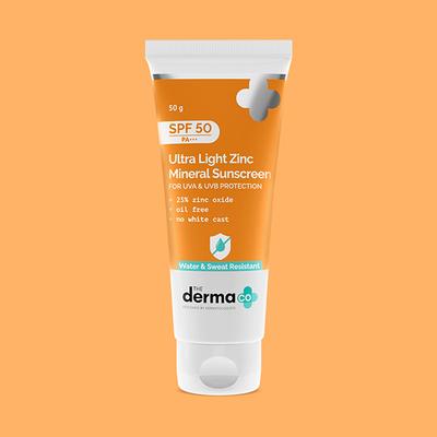 The Derma Co. Ultra Light Zinc Sunscreen 50 g - Face Sunscreen