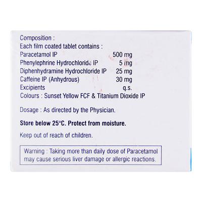 MAXTRA COLD + Tablet 10's - Pain relief-Nsa