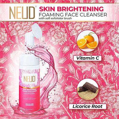 NEUD Skin Brightening Foaming Face Cleanser With Vitamin C and Licorice (150ml X 2) 2's - Skin-Treatment