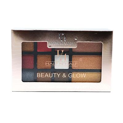 Half N Half Beauty Glow, Ultra Pro Makeup Eyeshadow Multicolour Palette 01 Hidden Story 18 gm - Face Palettes