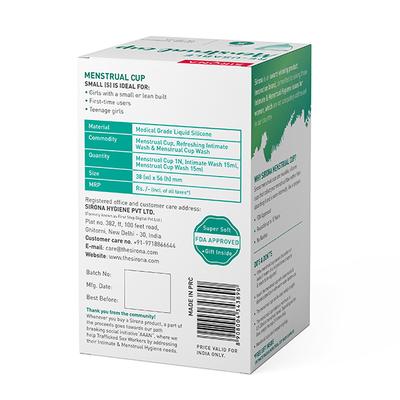 Sirona Premium Reusable Menstrual Cup -Small - Menstrual Cups