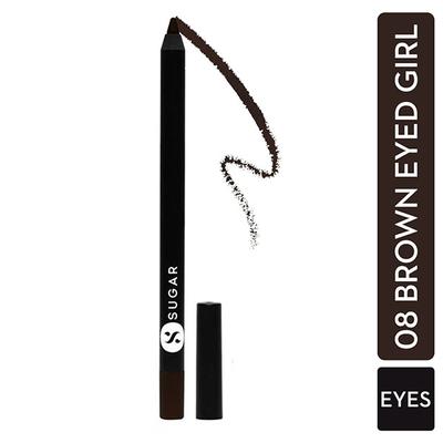 SUGAR Cosmetics Stroke Of Genius Heavy-Duty Kohl - 08 Brown Eyed Girl (Walnut Brown) 1.2 gm - Kajal & Kohls