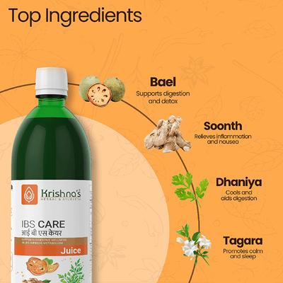 Krishna's Herbal & Ayurveda IBS Care Juice 1000ml - Speciality Medicines