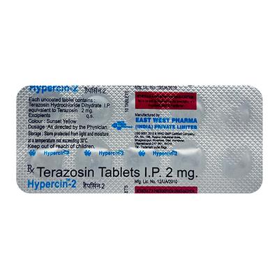 Hypercin 2mg Tablet 10'S - Hypertension-Per