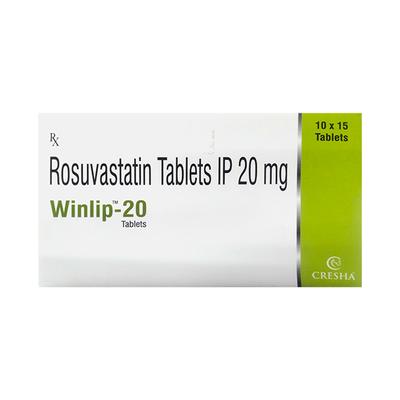 WINLIP 20 Tablet 15's - High Cholesterol-Dys