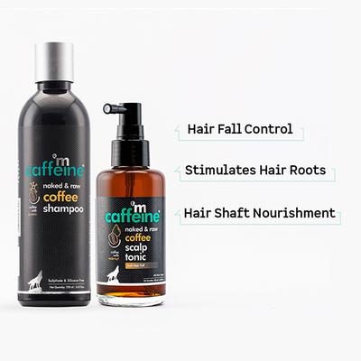 Mcaffeine Coffee Hair Boost & Hair Fall Control Kit 350 ml - Dry Shampoos & Conditioners