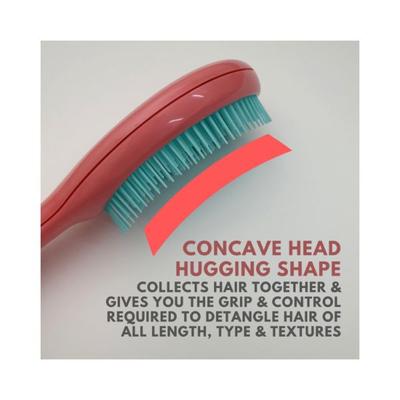 Alan Truman Dt02 Detangling Brush Pink Blue 1's - Hair Brushes