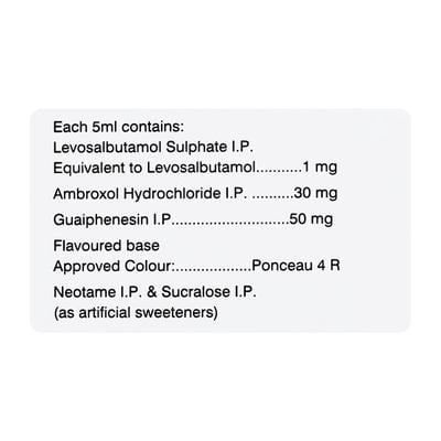 Corex LS Sugar Free Cough Syrup 100ml - Cough And Cold-Cou