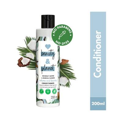 Love Beauty And Planet Coconut Water and Mimosa Flower Paraben Free Volume and Bounty Conditioner 200 ml - Conditioners