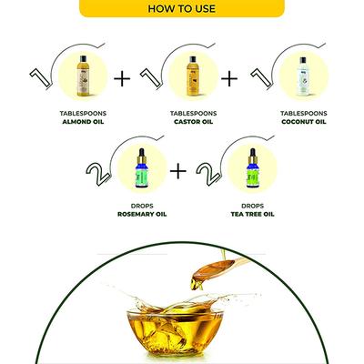 Rey Naturals Hair Care Essential Oils kits 330 ml - Essential Oils