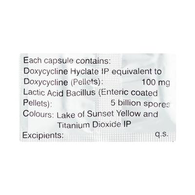 Doxy 1 L DR Forte Capsule 10'S - Bacterial Infections-Tet