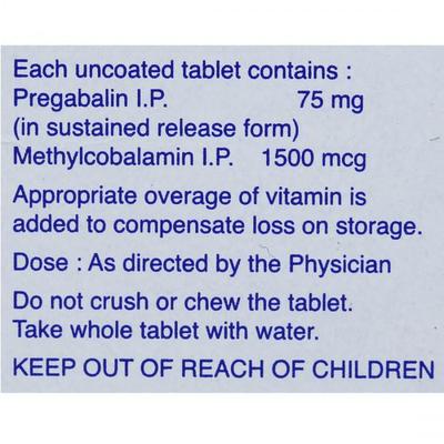 Pregalin X SR 75mg Tablet 15'S - Neuropathic Pain-Dru