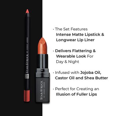 Star Struck by Sunny Leone Stardust Lip Kit Lipstick and Lip Liner 2's - Lip Glosses