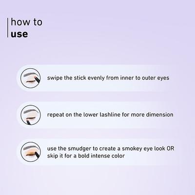 Plum Naturstudio On-The-Go Eyeshadow Stick Water Proof and Crease-Proof Pigmented 125 Sweet Admirer 1.2 gm - Eyeshadow, Bases & Primers