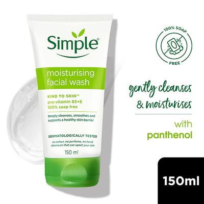 Simple Kind To Skin Moisturising Facial Wash 150 ml - Face Wash & Cleansers