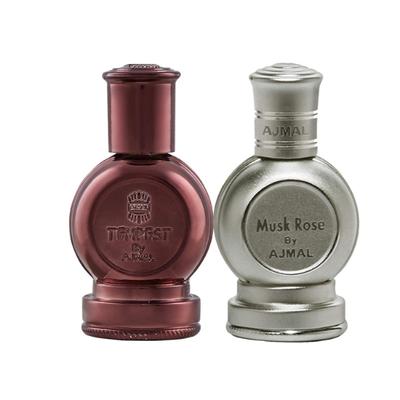 Ajmal Musk Rose Concentrated Perfume Oil Floral Musky Alcohol For Unisex And Tempest Concentrated Perfume Oil Floral Alcohol For Unisex 24 ml - Perfumes (Edt/Edp)