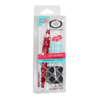 Fashion Colour Lip Crayon, Waterproof, Long Lasting, 3 Strawberry Flip 2.8 gm - Lip Crayons