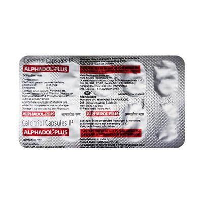ALPHADOL PLUS Capsule 10's - Osteoporosis-Age