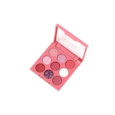 Miss Rose 9 Color Matte & Glitter Mini Eyeshadow Palette 7001 - 122N 01 7.5 gm - Face Palettes