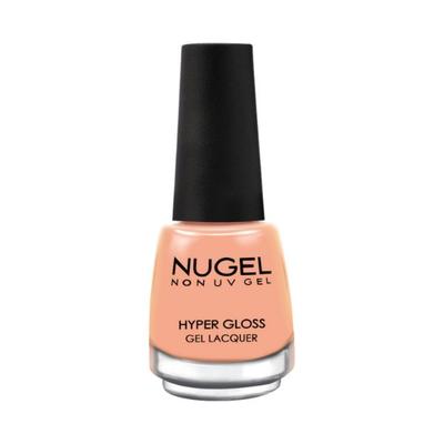 Nugel FLORIDA ORANGE 154 Non Uv Gel Hyper Gloss Nail Enamel 13 ml - Nail Polish