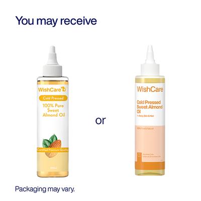 Wishcare 100% Pure Cold Pressed Castor Oil - Strengthens Hair Roots - Moisturizes Skin (200ml) - Hair Oils