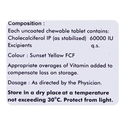 SOLHIKE D3 Chewable Tablet 4's - Supplements-Vam