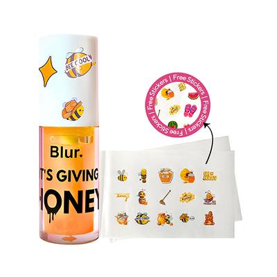 Blur India, It's Giving Honey Lip Oil, Juicy Lip Oil, Honey (Warm Gold) 5 ml - Lip Glosses