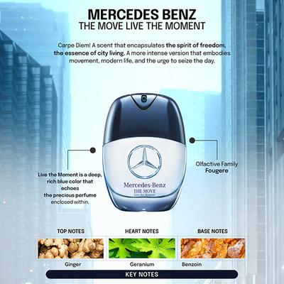 Mercedes-Benz The Move Live The Moment Eau De Parfum 60 ml - Men Perfumes (Edt/Edp)