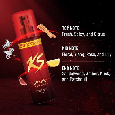 Kama Sutra Spark Perfume Spray 135ml - Men Deodorants/Roll-Ons