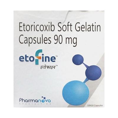 Etofine 90mg Capsule 10'S - Pain relief-Nsa