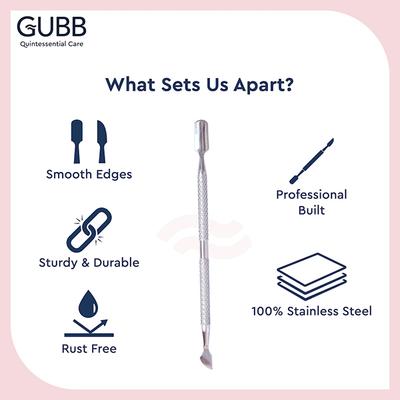 GUBB Nail Pusher & Cuticle Remover 40 gm - Nail Care