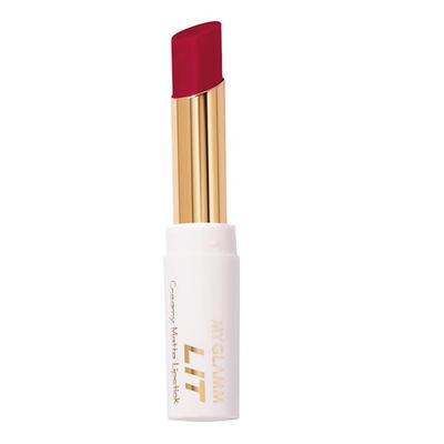 MyGlamm LIT Creamy Matte Lipstick-Flirtini 3.7 gm - Lipsticks