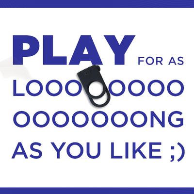 Skore Thrill Dual Strap Vibrating Ring 1's - Massagers And Vibrators