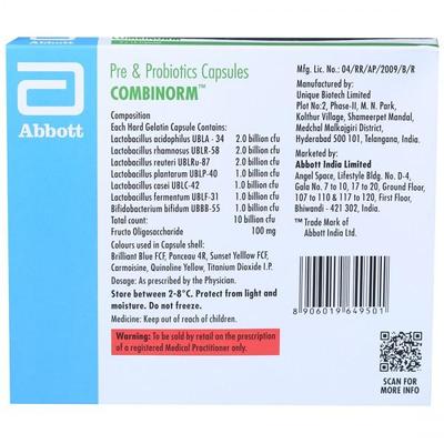 COMBINORM Capsule 15's - Diarrhoea-Ant