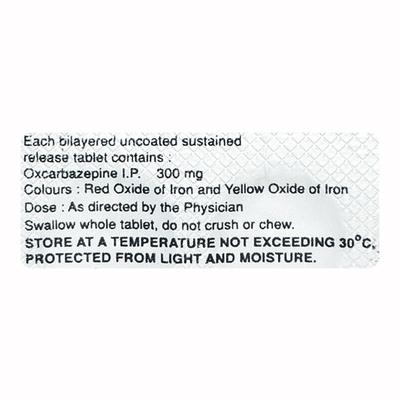 Oleptal OD 300mg Tablet 10'S - Epilepsy/Convulsion-Ant