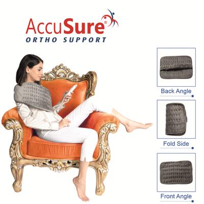 AccuSure Fabric Heating Pad - Grey (Regular) 1's - Hot Pack/Ice Bag