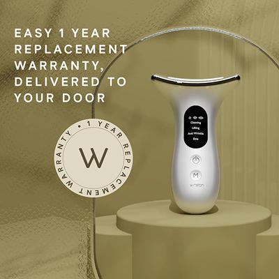 Winston Rechargeable Skin Lifting Device with 3-Color LED Therapy and Vibrational Modes 250 gm - Massagers