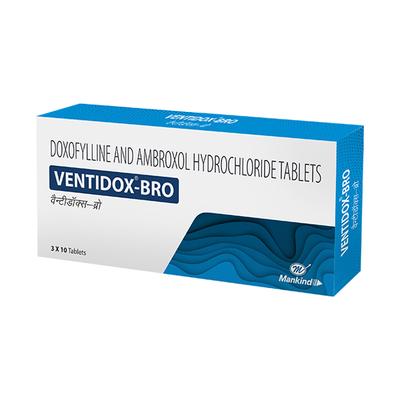 Ventidox Bro Tablet 10'S - Asthma/COPD-Ast