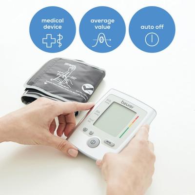 Beurer Upper Arm Blood Pressure Monitor (BM 36) - Blood Glucose Monitors/Test Strips