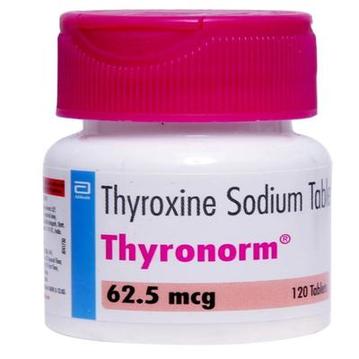 Thyronorm 62.5Mcg Tablet 120'S - Hypothyroidism