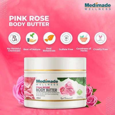 Medimade Pink Rose Body Butter (Pack of 2) 1's - Body Butter