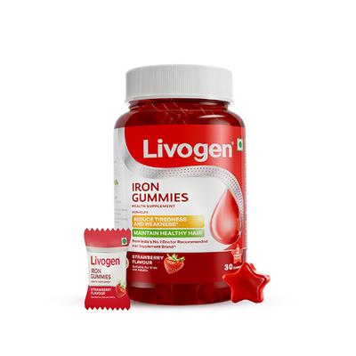 LIVOGEN STRAWBERRY FLAVOUR IRON Gummies 30's - Anaemia-VMA