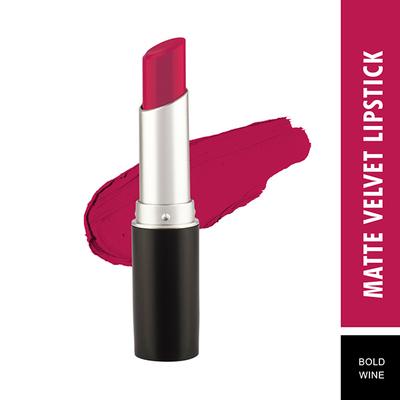 Swiss Beauty Smooth Velvet Matte Lipstick - (Bold Wine) 3.2 gm - Lipsticks