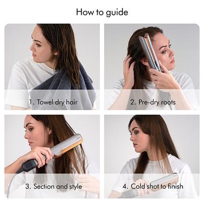 Dyson Airstrait Strawberry Bronze and Blush Pink 1's - Straighteners