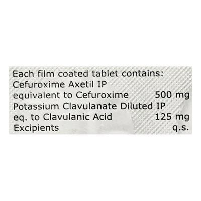 Milcef CV 500mg Tablet 6'S - Bacterial Infections-Cep