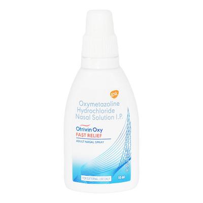 OTRIVIN OXY FAST RELIEF ADULT Nasal Spray 10ml - Nasal Congestion-Nas