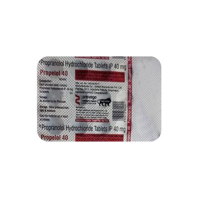 PROPELOL 40 Tablet 15's - Hypertension-Bet